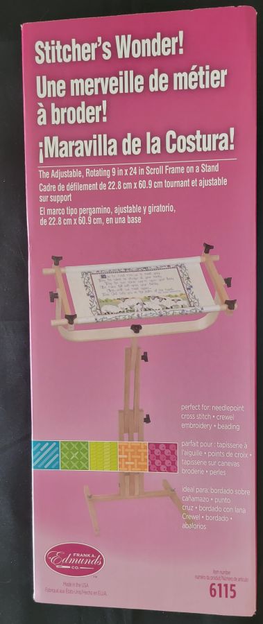 Stitcher's Wonder Scroll Frame and Stand (Consignment: Anne Brownlee Estate)