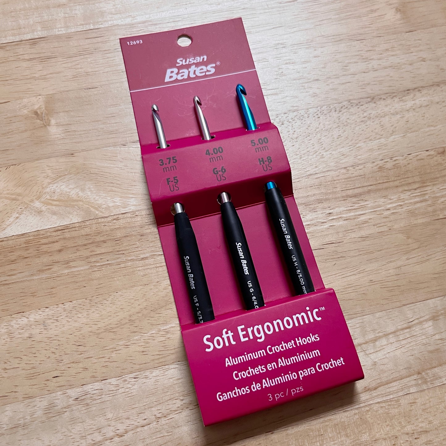 Susan Bates Silvalume Ergonomic Crochet Hook Sets