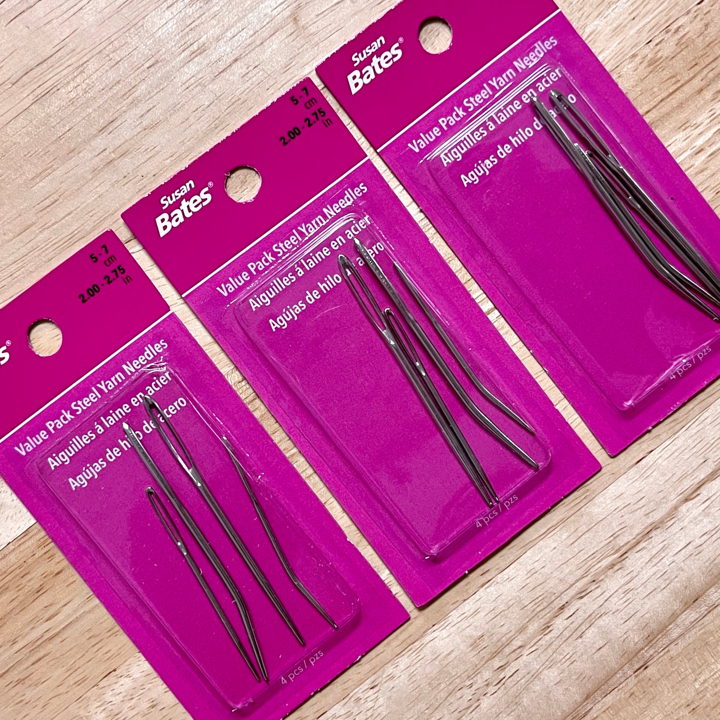 Susan Bates Steel Yarn Needles (Pack of 4)