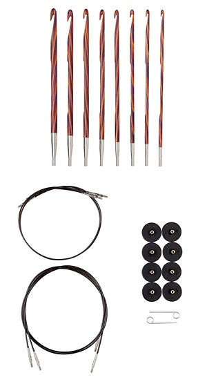 Radiant Tunisian Crochet Hook Set