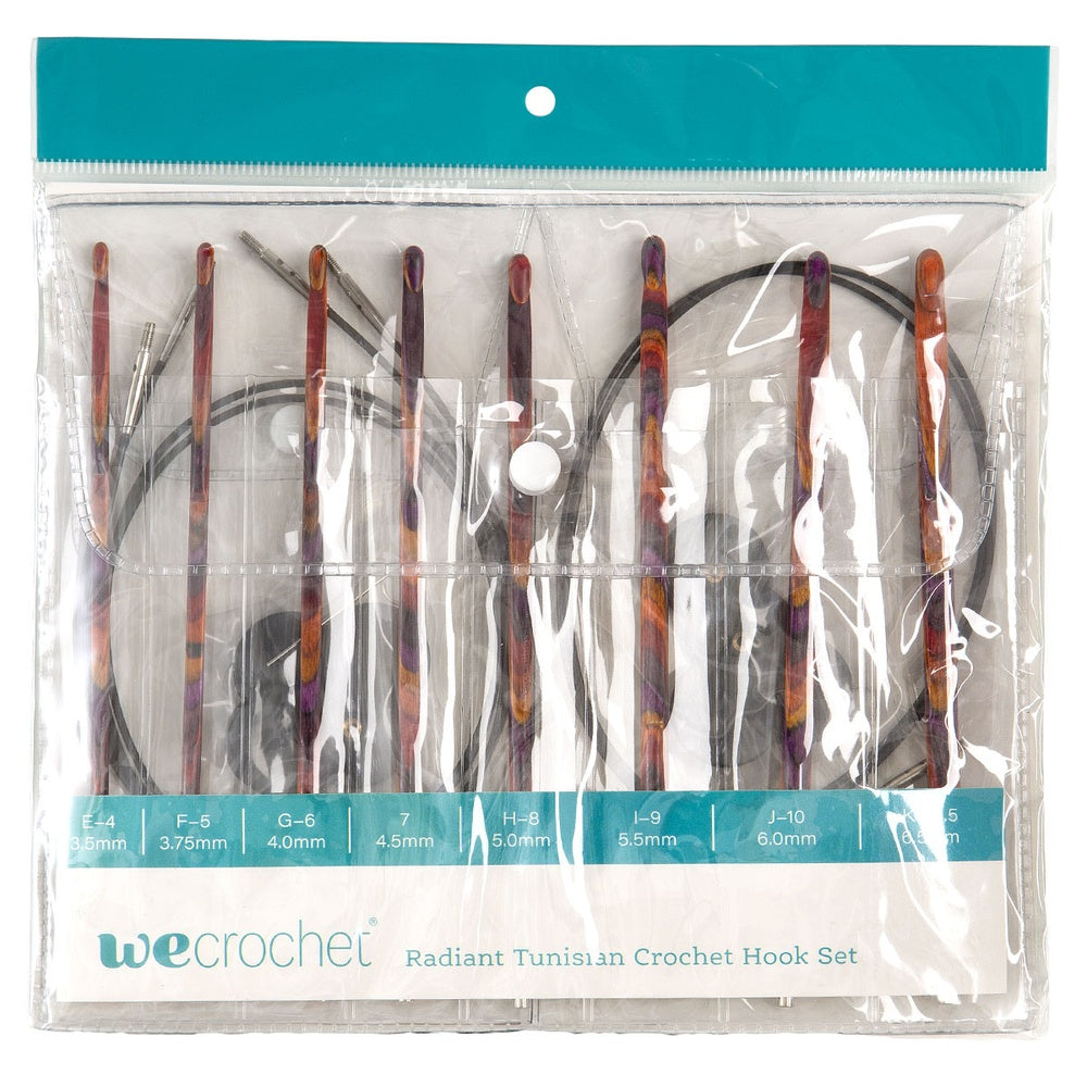 Radiant Tunisian Crochet Hook Set