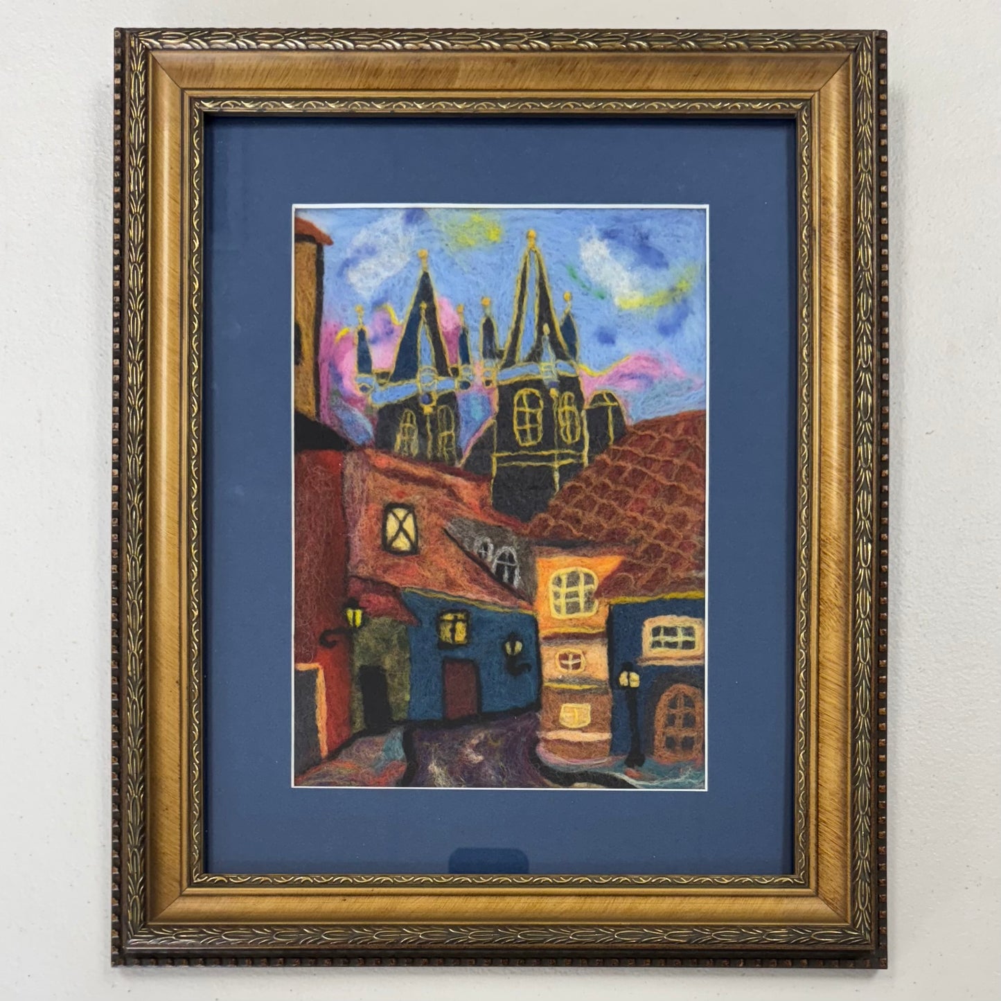 French Castle (#1) Felt Portrait