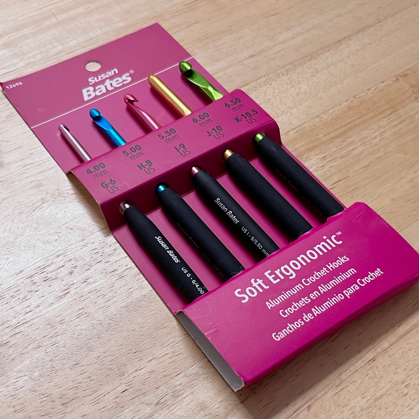 Susan Bates Silvalume Ergonomic Crochet Hook Sets