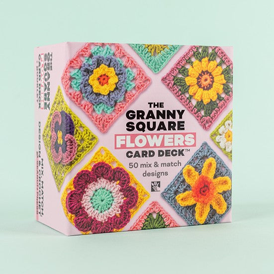 The Granny Square Flowers Card Deck by Claire Montgomerie