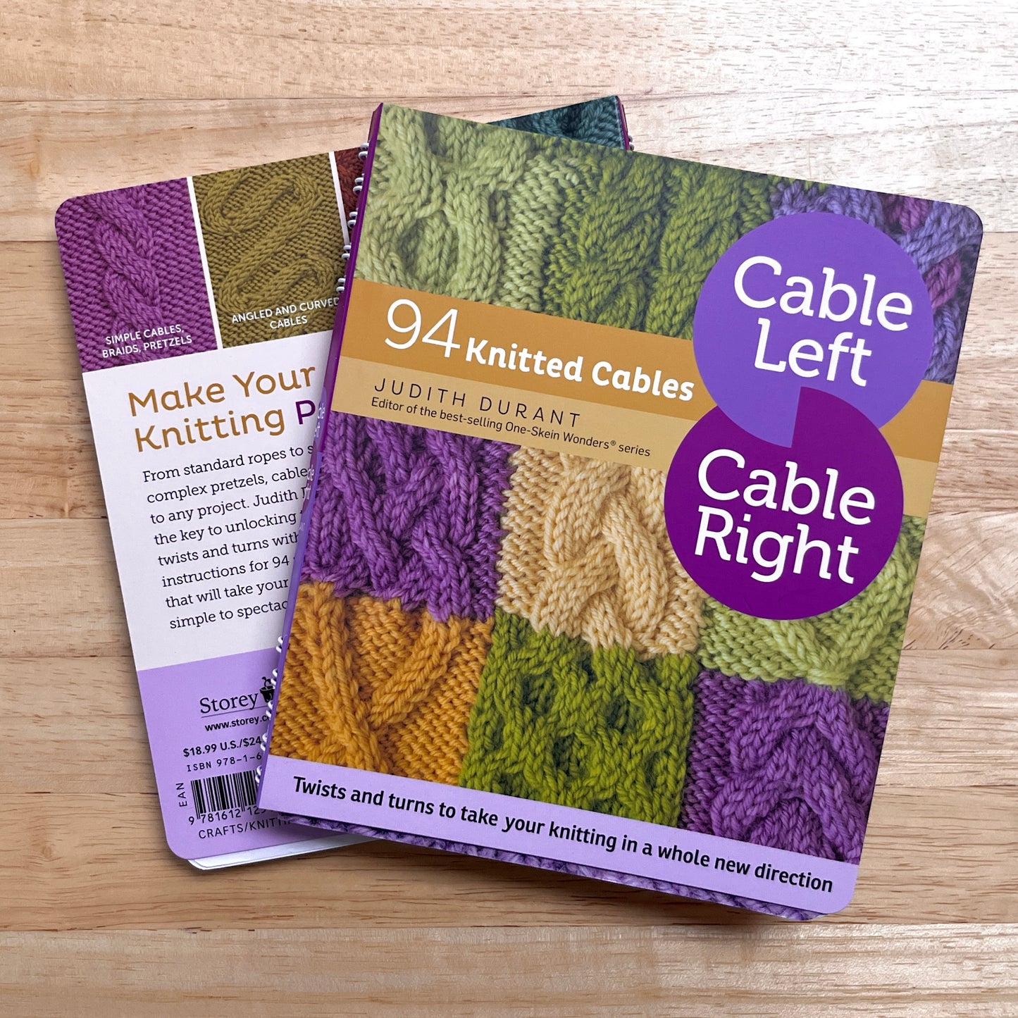 Cable Left, Cable Right: 94 Knitted Cables by Judith Durant