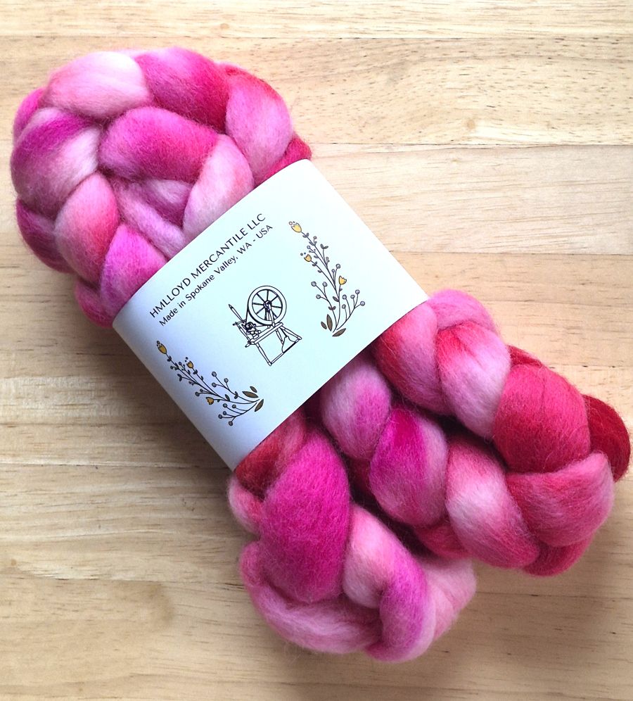 Hand-dyed Roving by HMLLOYD MERCANTILE
