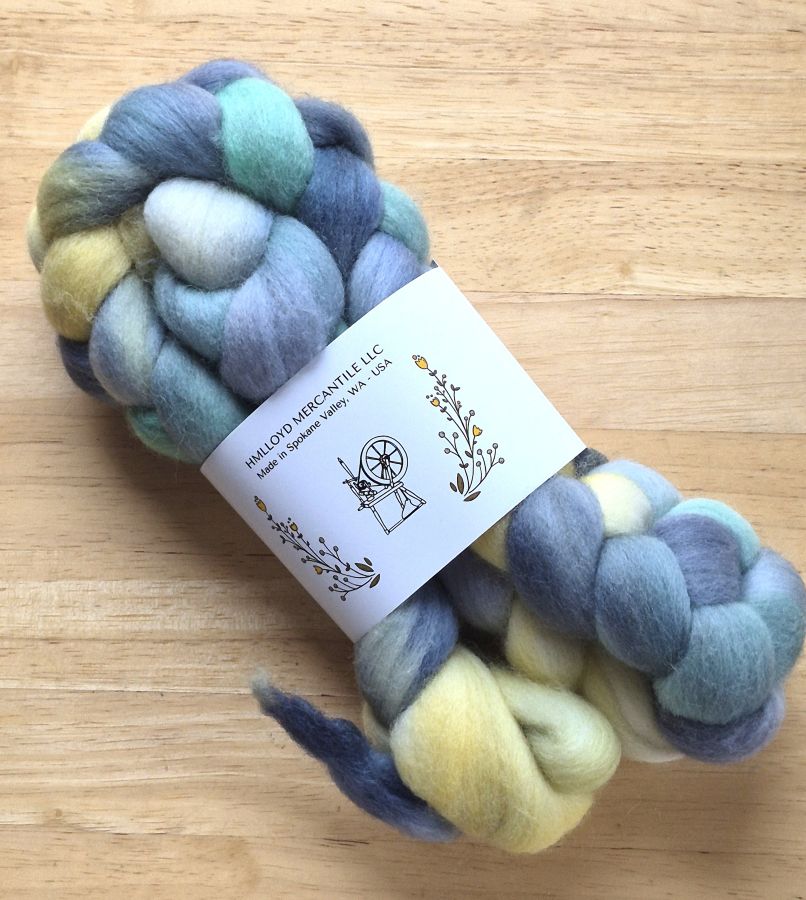 Hand-dyed Roving by HMLLOYD MERCANTILE