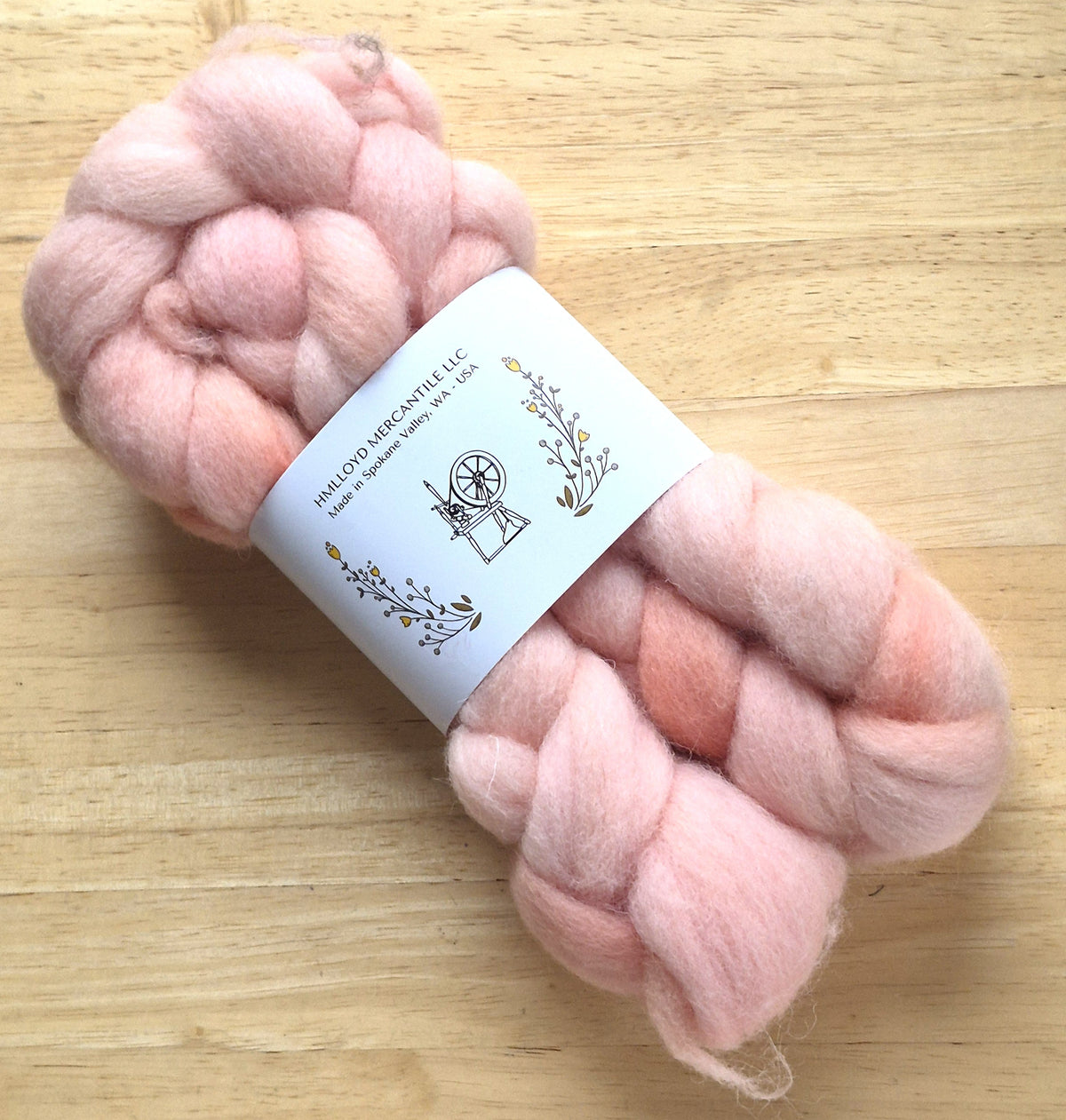 Hand-dyed Roving by HMLLOYD MERCANTILE