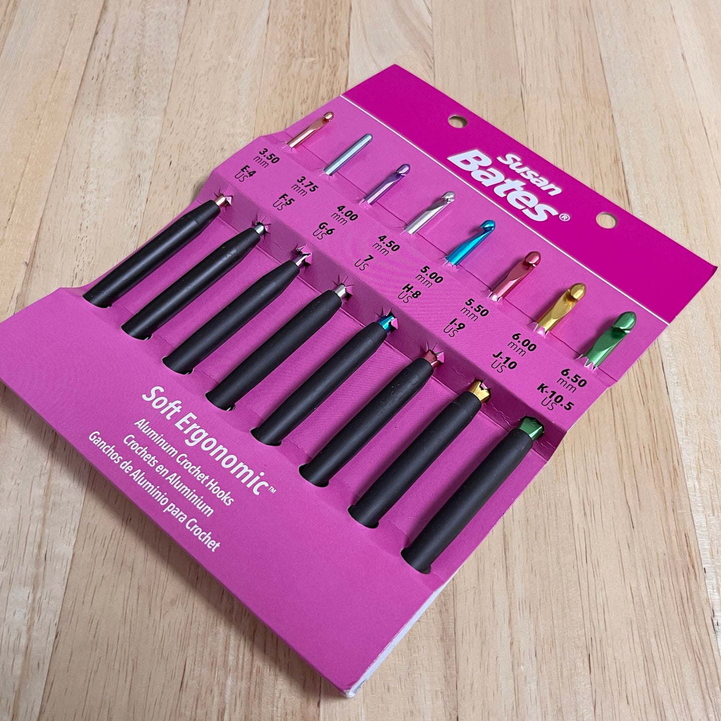 Susan Bates Silvalume Ergonomic Crochet Hook Sets