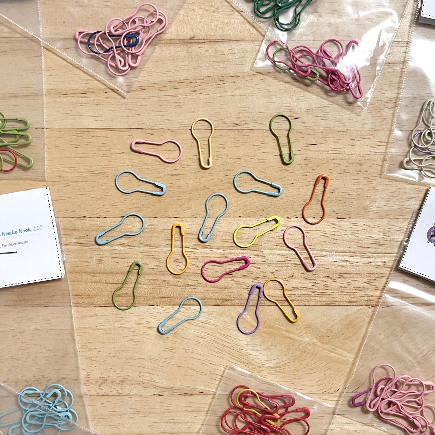 Knitting/Crochet Metal Stitch Markers (10 Markers Per Bag)