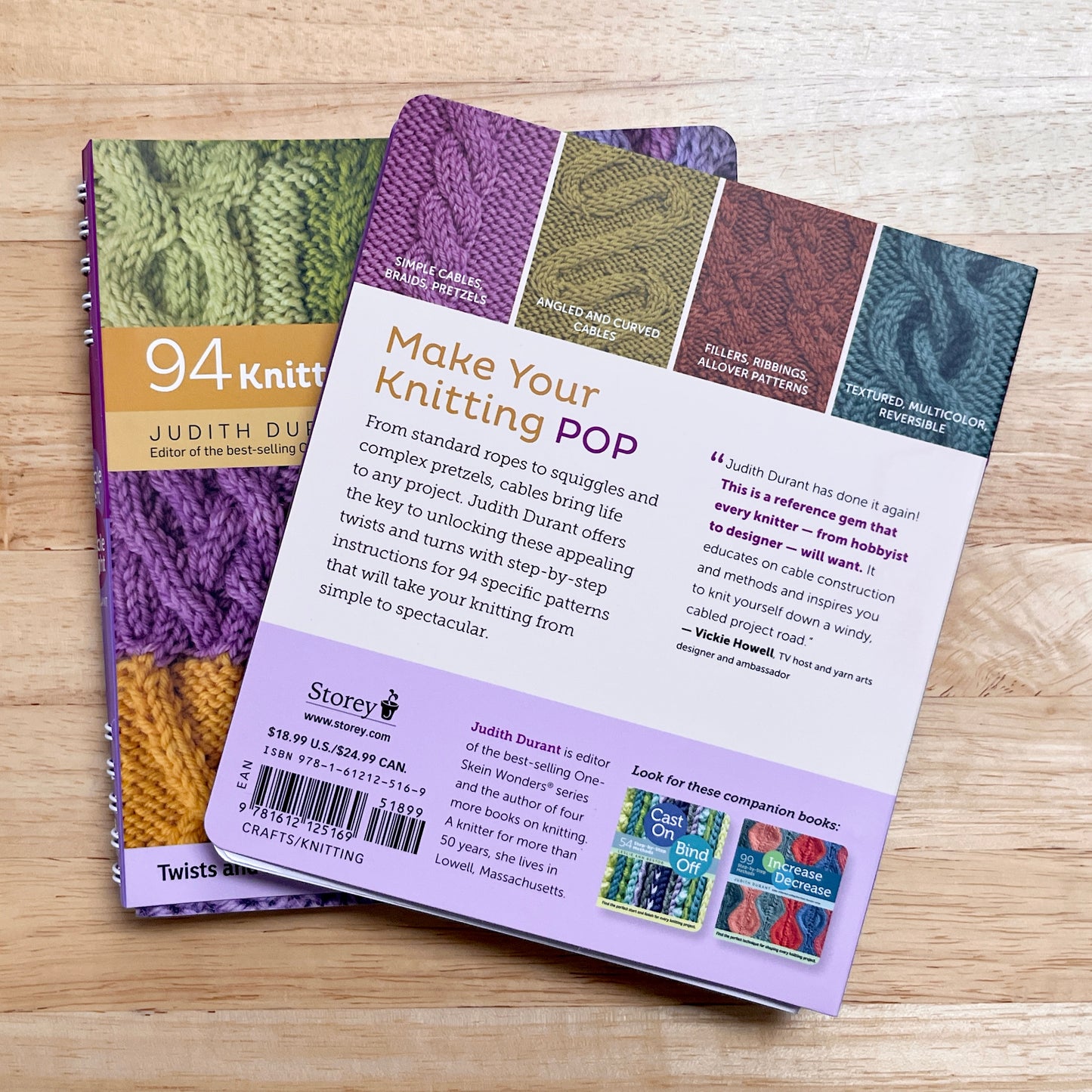 Cable Left, Cable Right: 94 Knitted Cables by Judith Durant