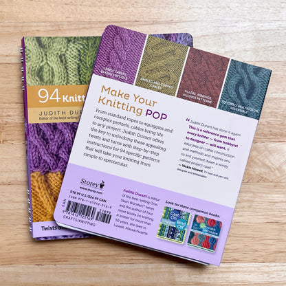 Cable Left, Cable Right: 94 Knitted Cables by Judith Durant