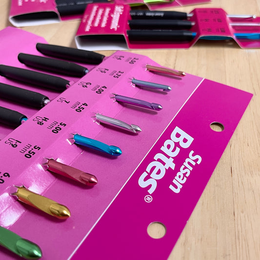 Susan Bates Silvalume Ergonomic Crochet Hook Sets