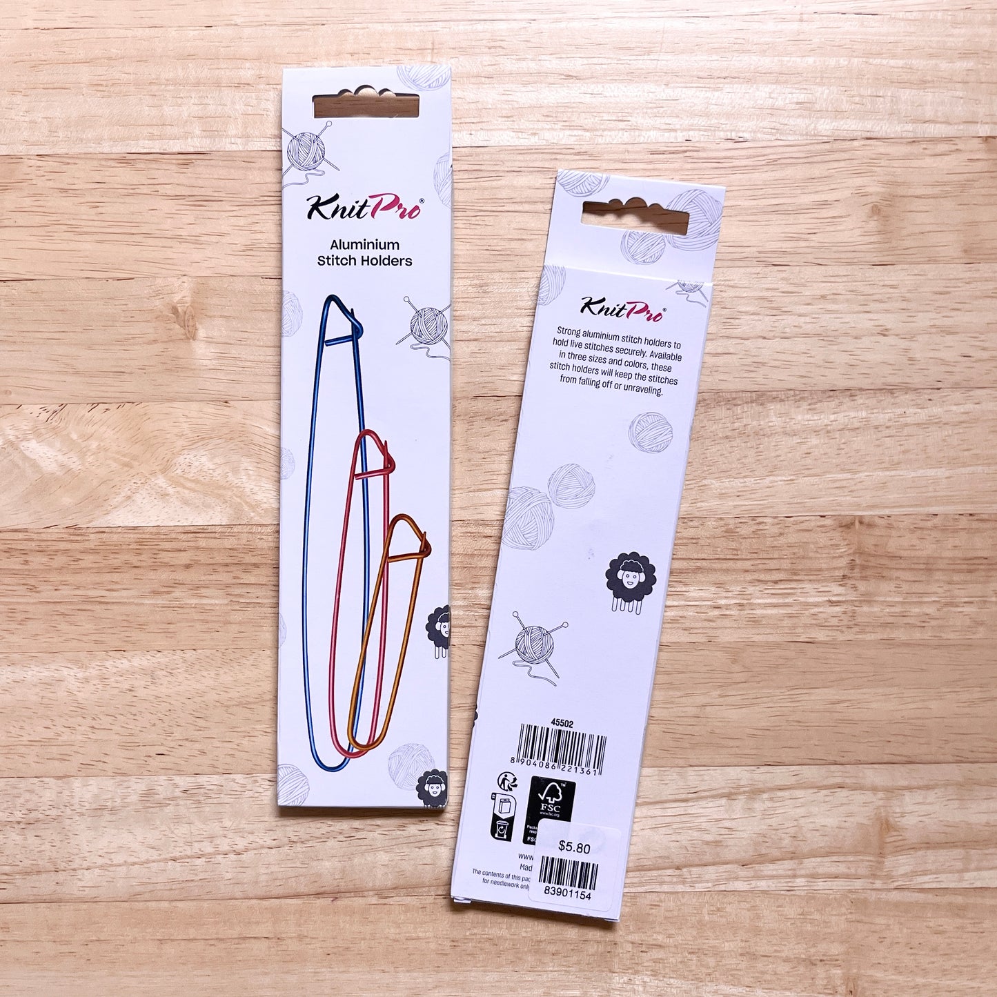 KnitPro Aluminium Stitch Holders (Set of 3)