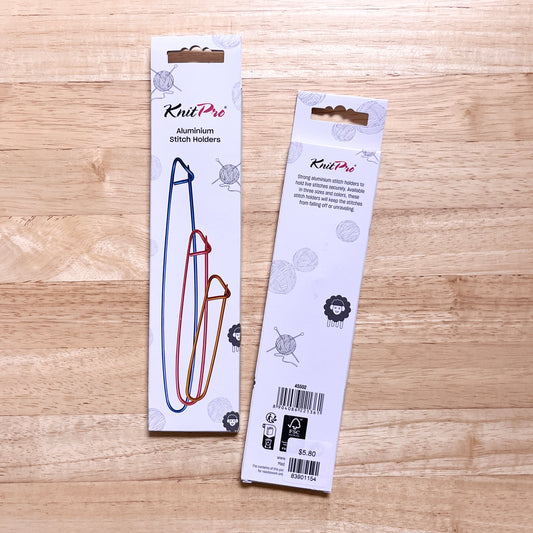 KnitPro Aluminium Stitch Holders (Set of 3)