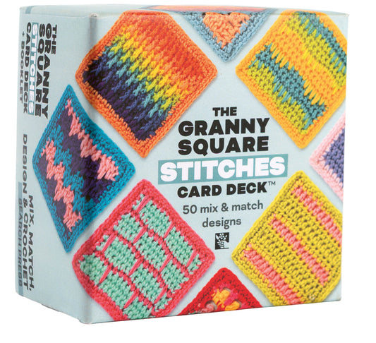 The Granny Square Stitches Card Deck by Claire Montgomerie