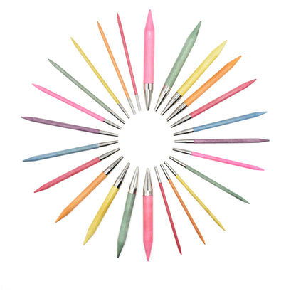 Lykke Colour 5" Interchangeable Birchwood Needle Set US 3–US 10 (3.25 mm–6.00 mm)