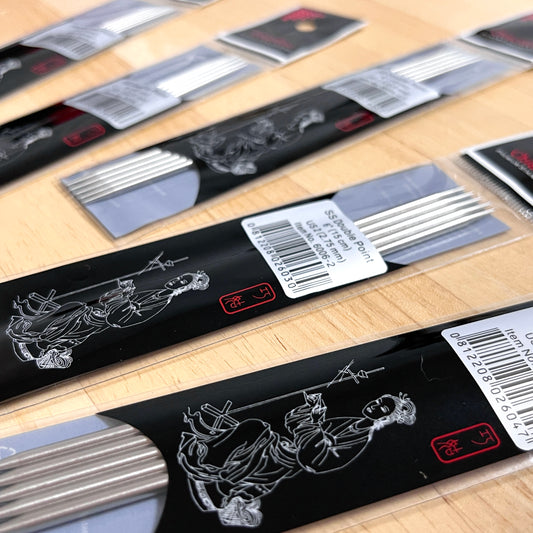 ChiaoGoo Steel Double Pointed Needles