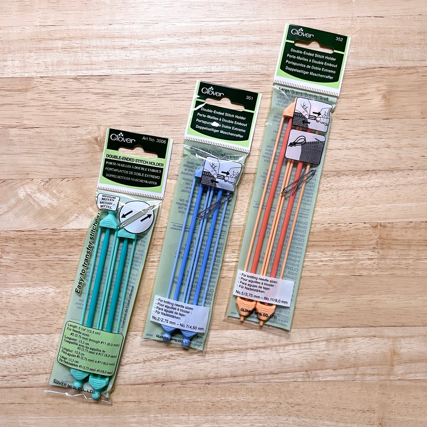 Clover Double-Ended Stitch Holders