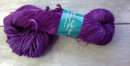 The Hook & Needle Nook Yarns "I shall wear purple"