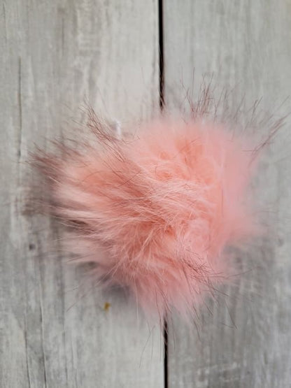 4 Inch Faux Fur Pom Poms