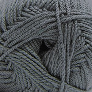 A skein of Cascade Yarns Pandamonium is shown in a vibrant green color. The label states the yarn is composed of 55% cotton and 45% viscose from bamboo. The company logo is positioned at the top of the label.