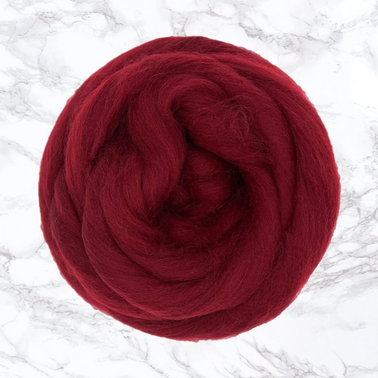 Ruby Merino Roving