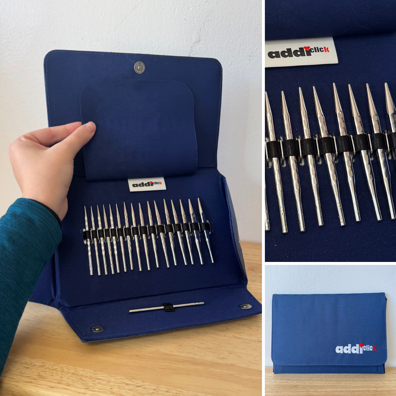 Addi Click interchangable Needle Sets - unused, on consignment