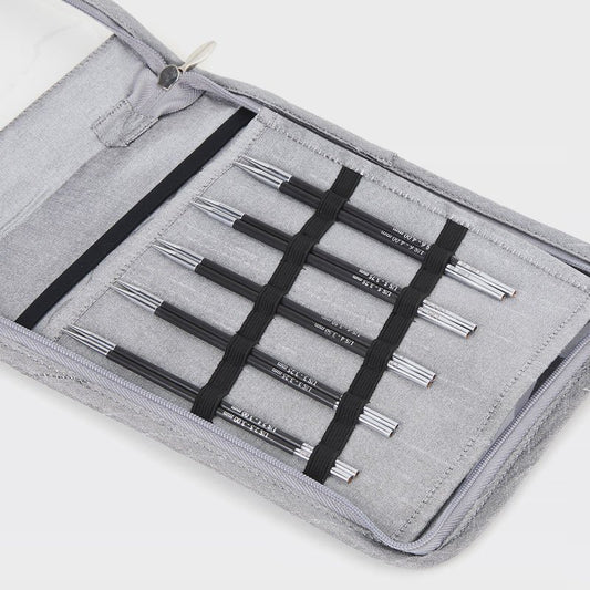knitters pride karbonz 4.5" interchageable delux needle set
