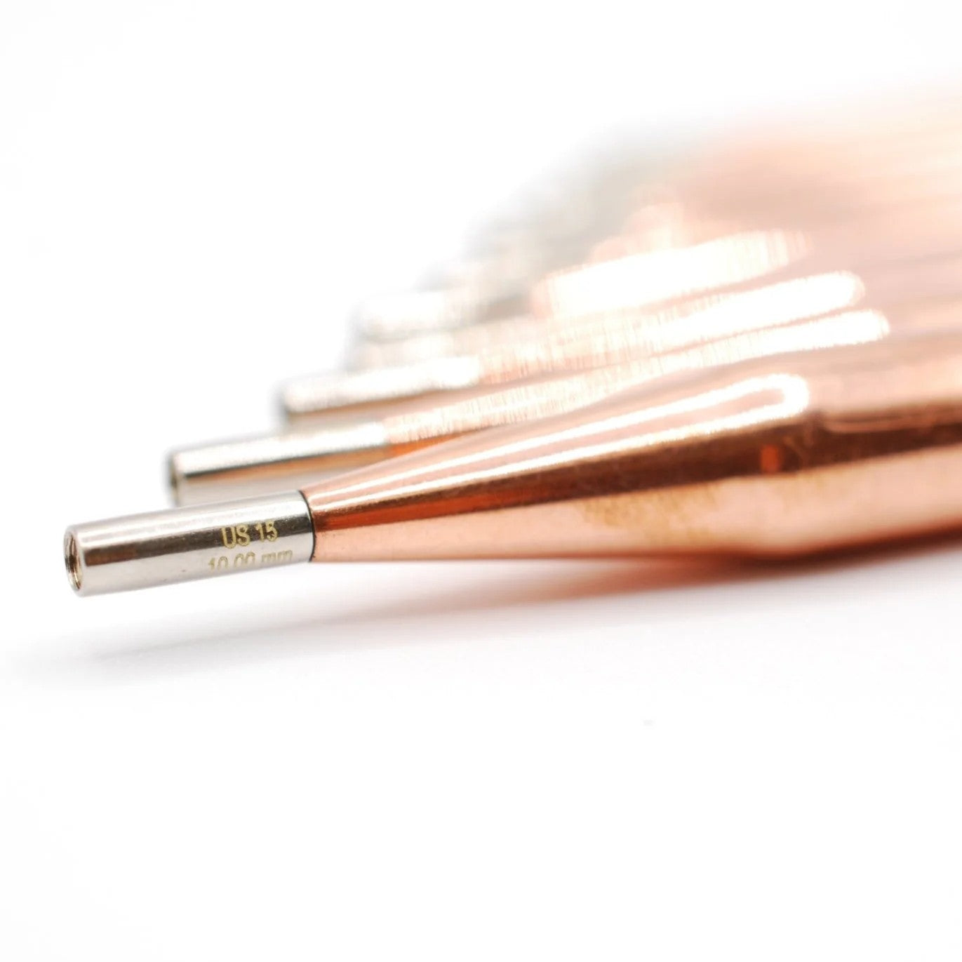 Lykke Cypra 5" Interchangeable Copper Needle Set US 3–US 15 (3.25 mm–10.00 mm)