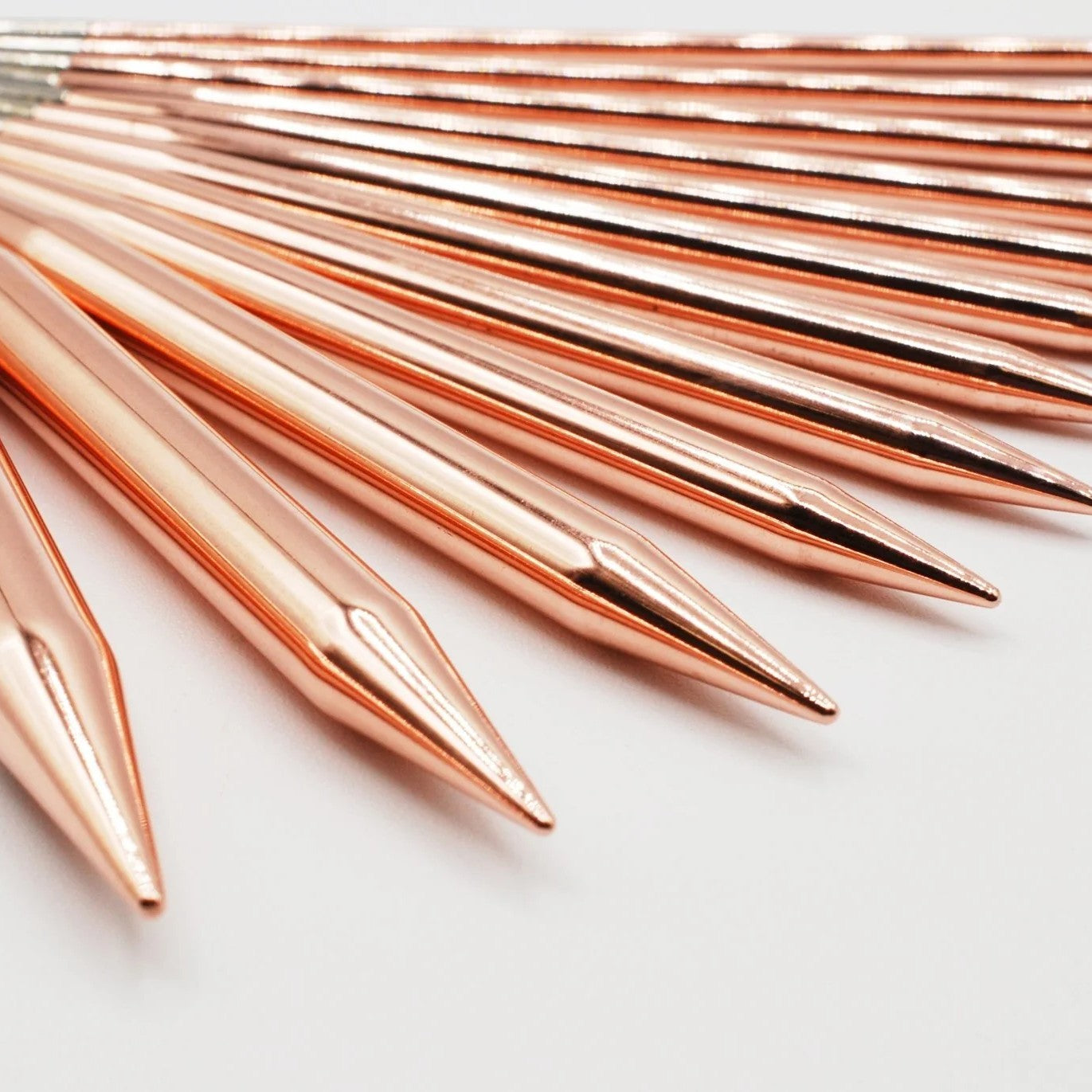 Lykke Cypra 5" Interchangeable Copper Needle Set US 3–US 15 (3.25 mm–10.00 mm)