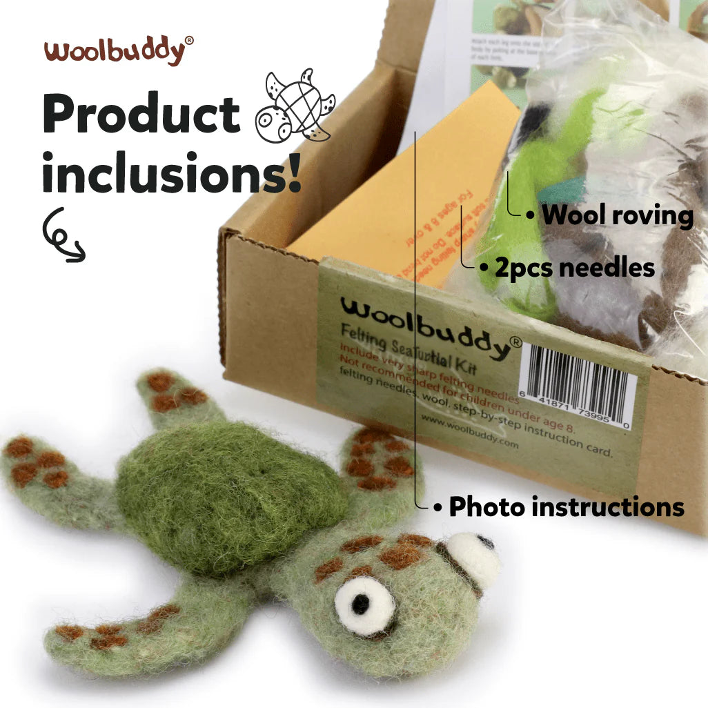 Woolbuddy Felting Kits - Medium Difficulty