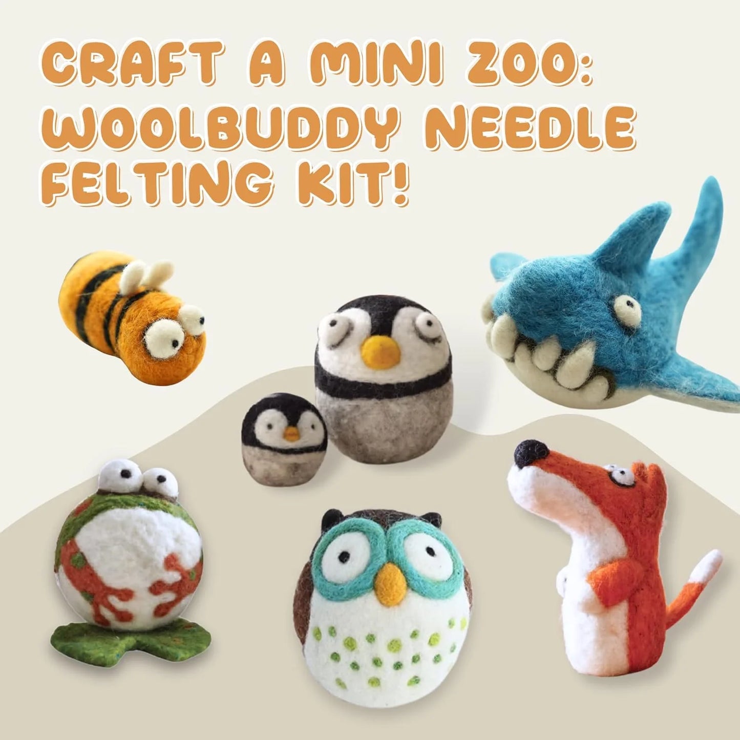 WoolBuddy Needle Felting Starter Kit
